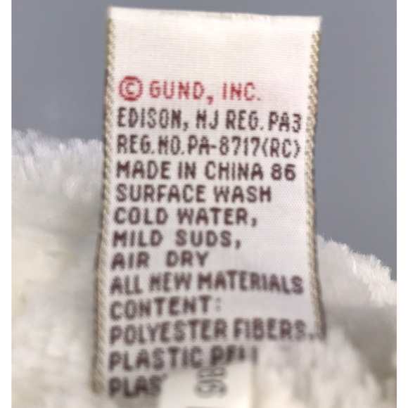 Gund Gifts Hearts United Bride & Groom Pair Plush Teddy Bears 10" White Stuffed - Picture 10 of 16